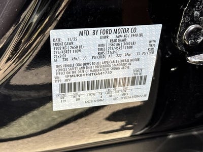 2026 Ford Explorer Platinum