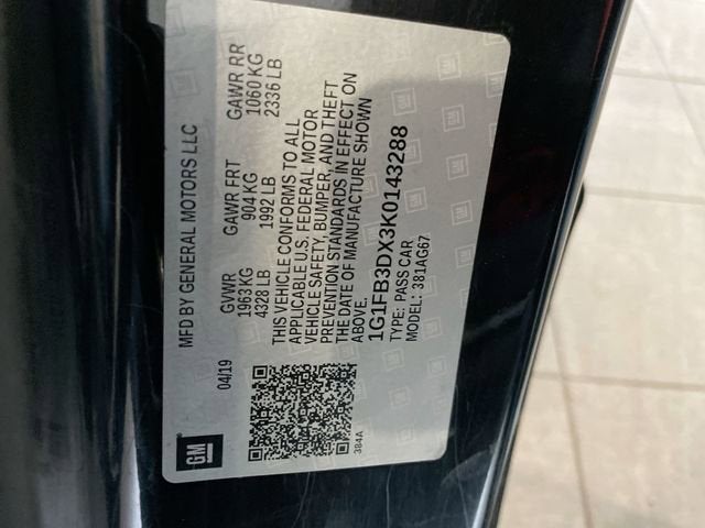 2019 Chevrolet Camaro 1LT