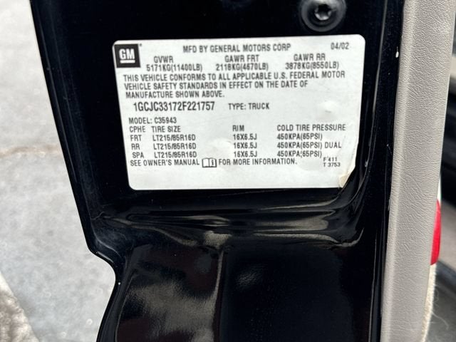 2002 Chevrolet Silverado 3500 HD LT