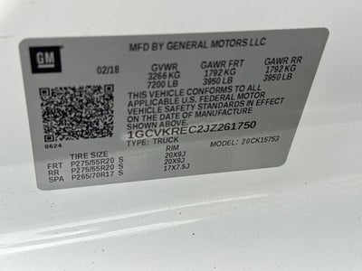 2018 Chevrolet Silverado 1500 LT