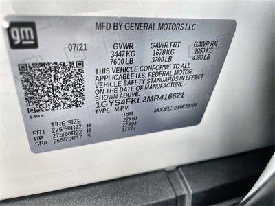 2021 Cadillac Escalade Sport