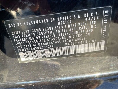 2024 Volkswagen Jetta 1.5T SE