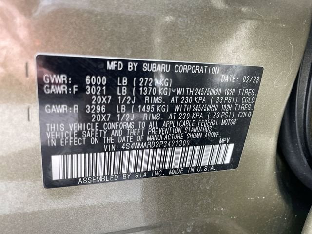 2023 Subaru Ascent Limited 8-Passenger