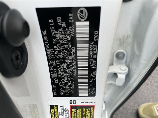 2023 Lexus ES 350 F SPORT Handling