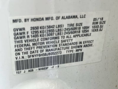 2018 Honda Pilot EX-L