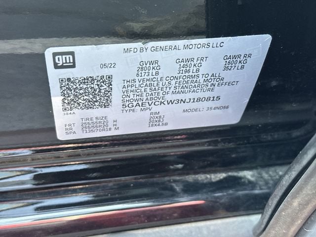 2022 Buick Enclave Avenir