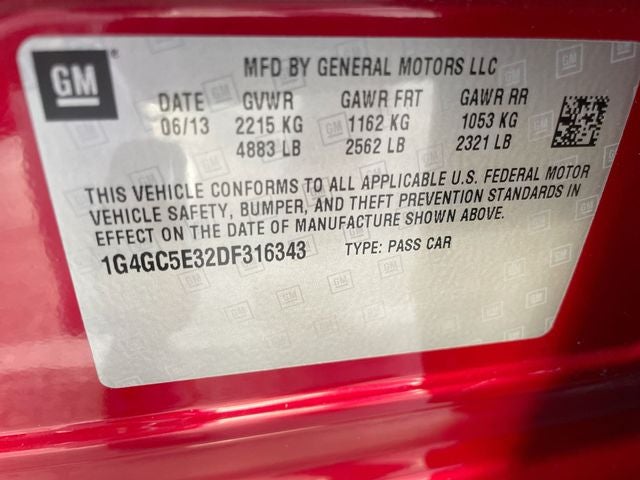 2013 Buick LaCrosse Leather Group