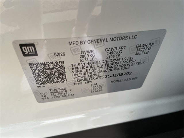 2025 Chevrolet Traverse LT 1LT