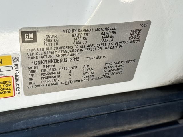 2016 Chevrolet Traverse 2LT 2LT