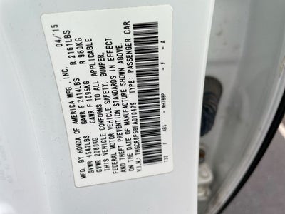 2015 Honda Accord Hybrid EX-L