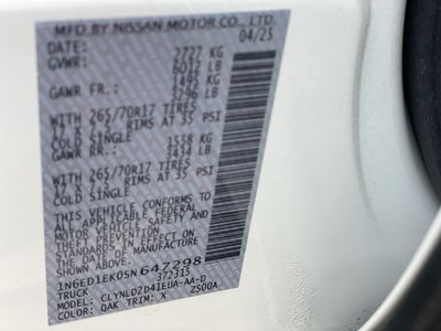 2025 Nissan Frontier PRO-4X