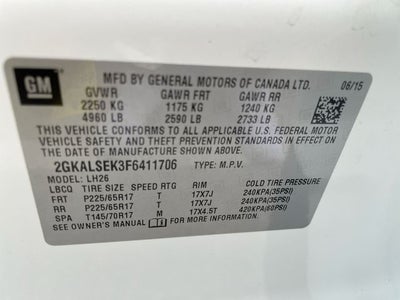 2015 GMC Terrain SLT-1