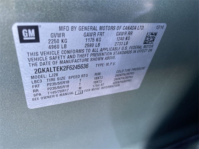 2015 GMC Terrain SLT-2