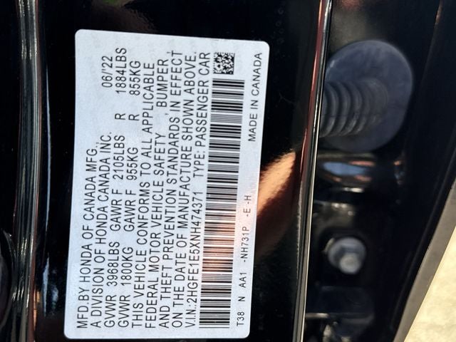 2022 Honda Civic Si