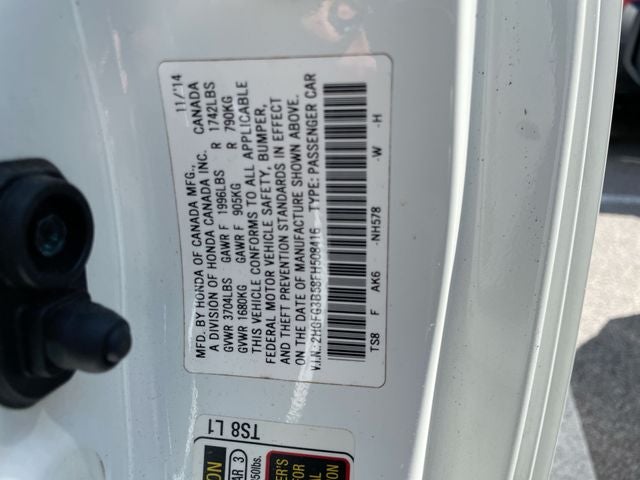 2015 Honda Civic LX