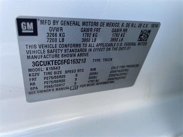 2015 Chevrolet Silverado 1500 High Country