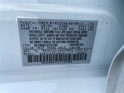 2025 Nissan Sentra S