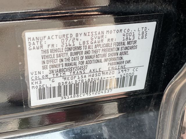 2025 Nissan Sentra SV