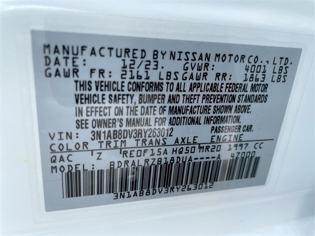 2024 Nissan Sentra SR