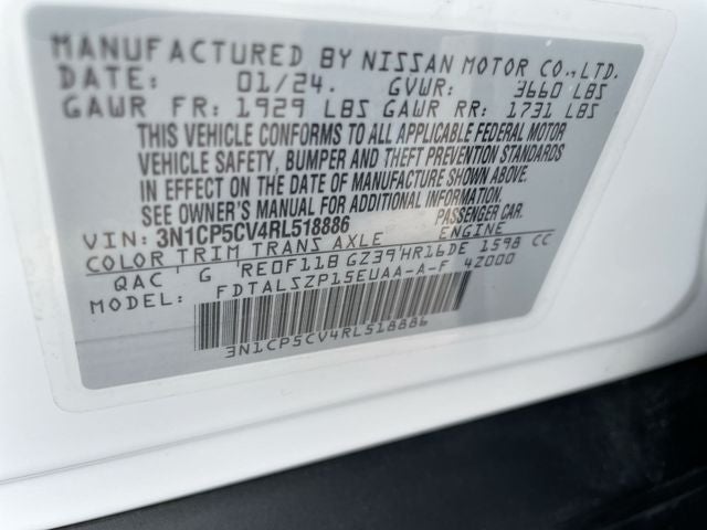 2024 Nissan Kicks SV