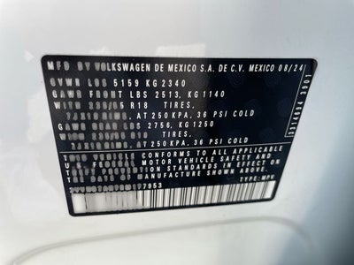 2024 Volkswagen Tiguan 2.0T SE