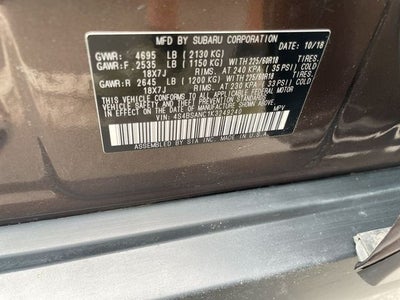 2019 Subaru Outback 2.5i Limited