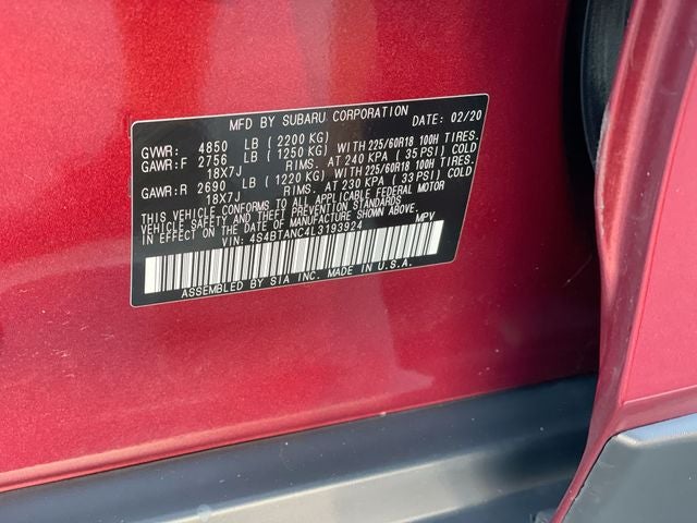2020 Subaru Outback Limited