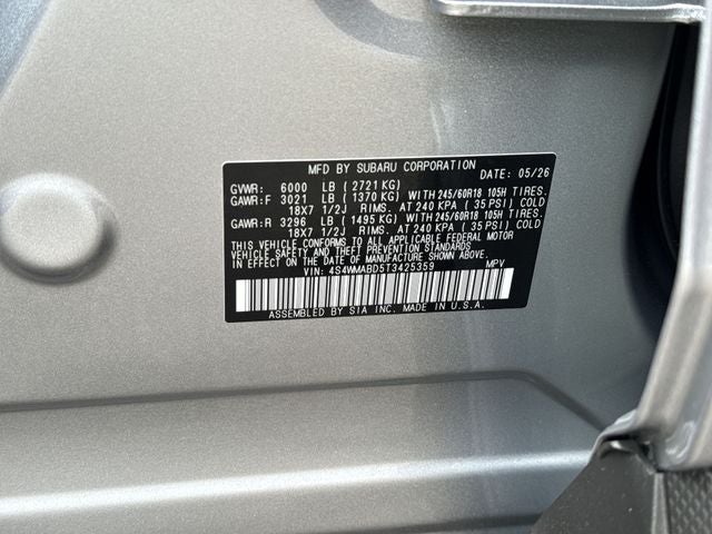 2026 Subaru Ascent Premium