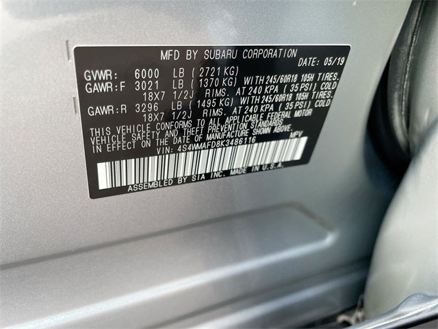 2019 Subaru Ascent Premium