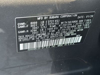 2026 Subaru Ascent Limited
