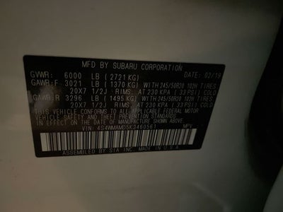 2019 Subaru Ascent Limited