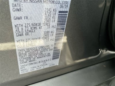 2019 Nissan Rogue SV