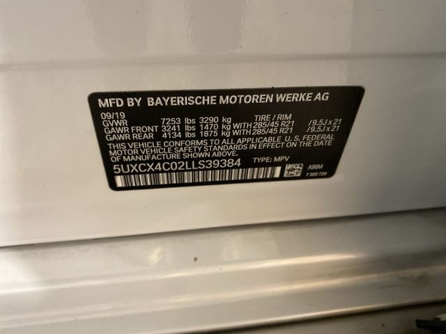 2020 BMW X7 xDrive50i