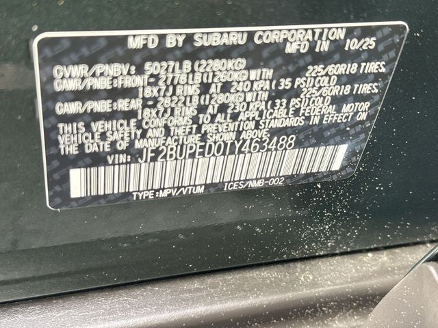 2026 Subaru Outback Touring