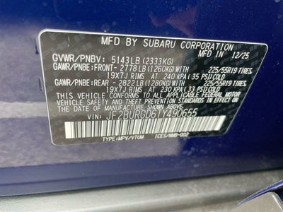 2026 Subaru Outback Limited XT