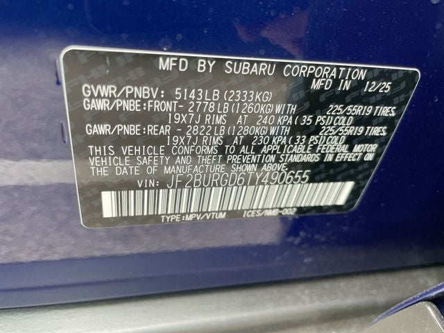2026 Subaru Outback Limited XT
