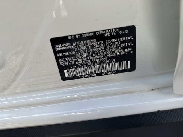 2022 Subaru Crosstrek Limited