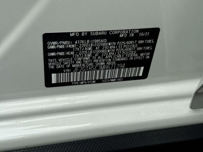 2021 Subaru Crosstrek Sport
