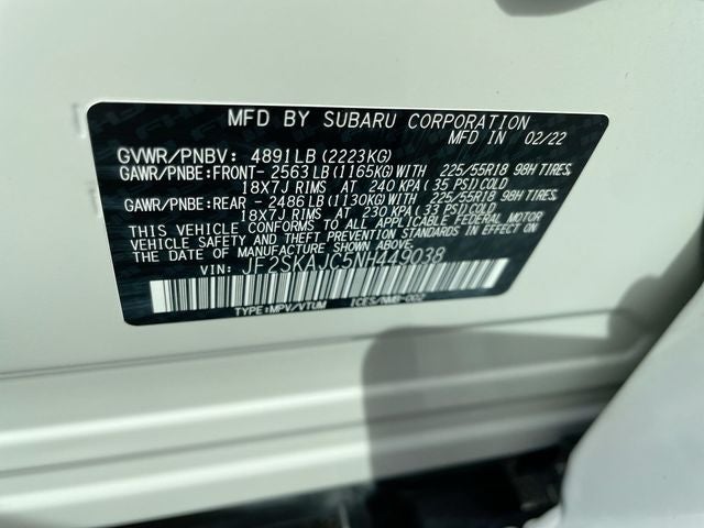 2022 Subaru Forester Sport