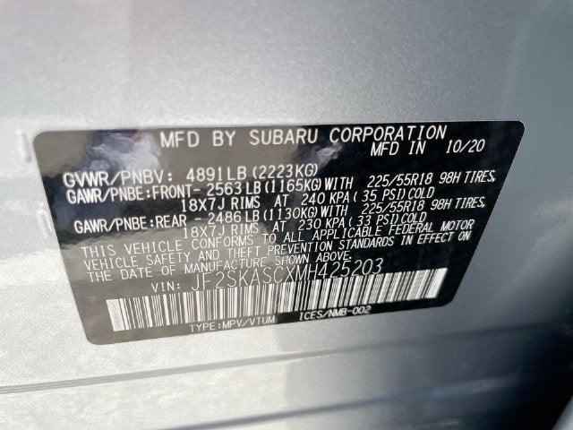 2021 Subaru Forester Limited