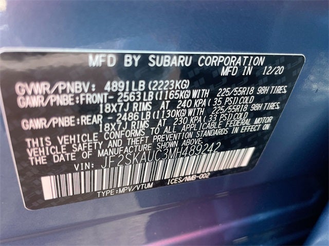 2021 Subaru Forester Limited