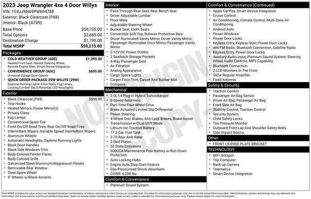2023 Jeep Wrangler 4xe Base