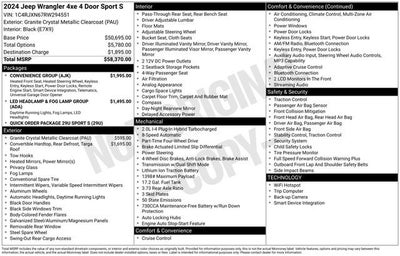 2024 Jeep Wrangler 4xe Sport S