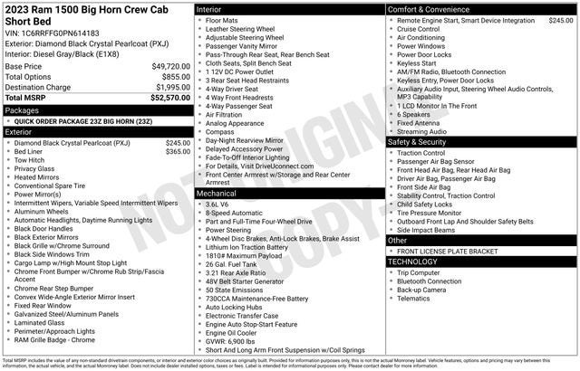 2023 RAM 1500 Big Horn