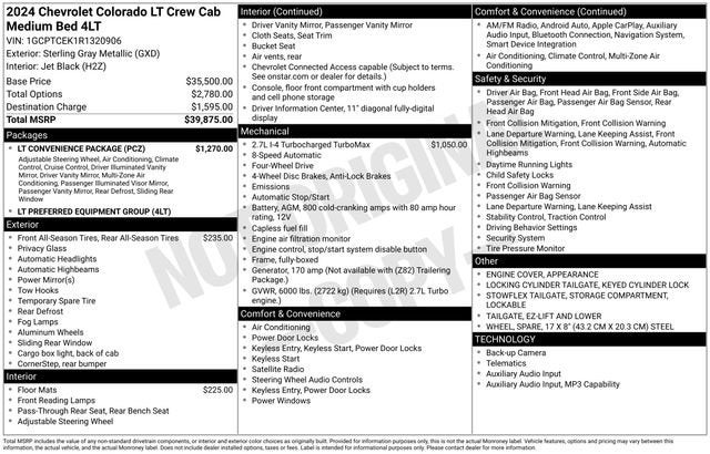 2024 Chevrolet Colorado LT