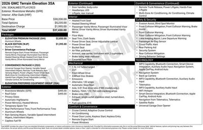 2026 GMC Terrain Elevation
