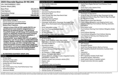 2025 Chevrolet Equinox EV RS