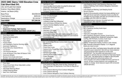 2025 GMC Sierra 1500 Elevation