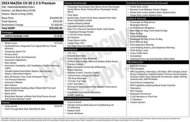 2024 Mazda Mazda CX-50 2.5 S Premium Package