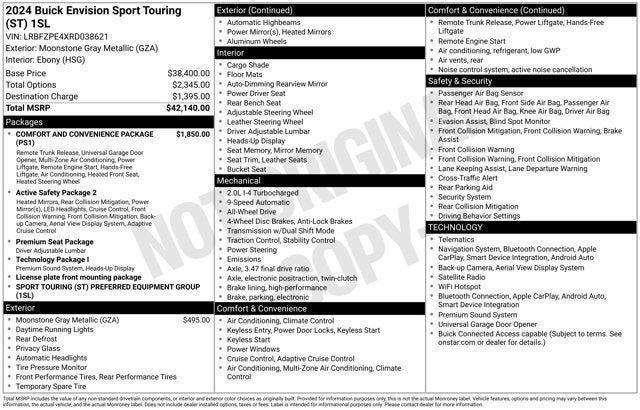 2024 Buick Envision Sport Touring